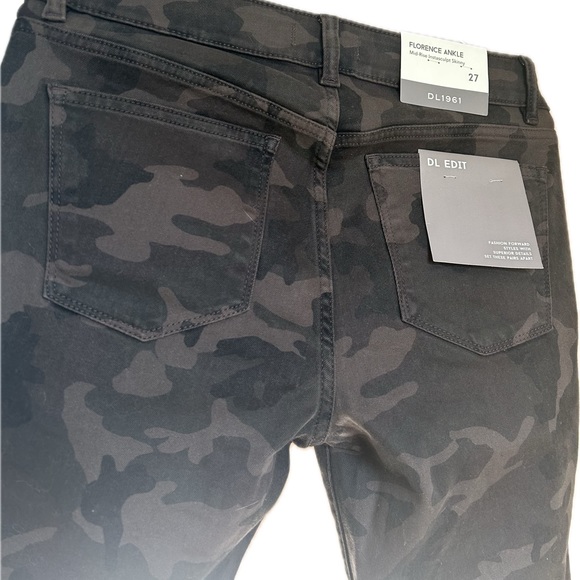 DL1961 Florence Ankle Mid Rise Instasculpt Skinny in Fort Greene sku 12392 - Picture 4 of 16